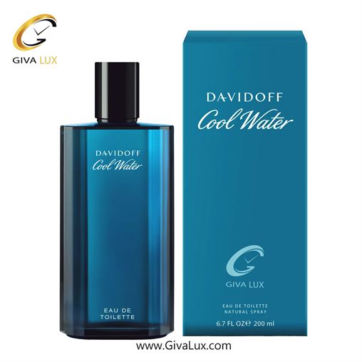  ادو تویلت مردانه اورجینال مدل Davidoff Cool Water for Men | دیویدوف کول واتر فور من حجم   200 میل